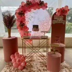 Adulto Floral Rosê